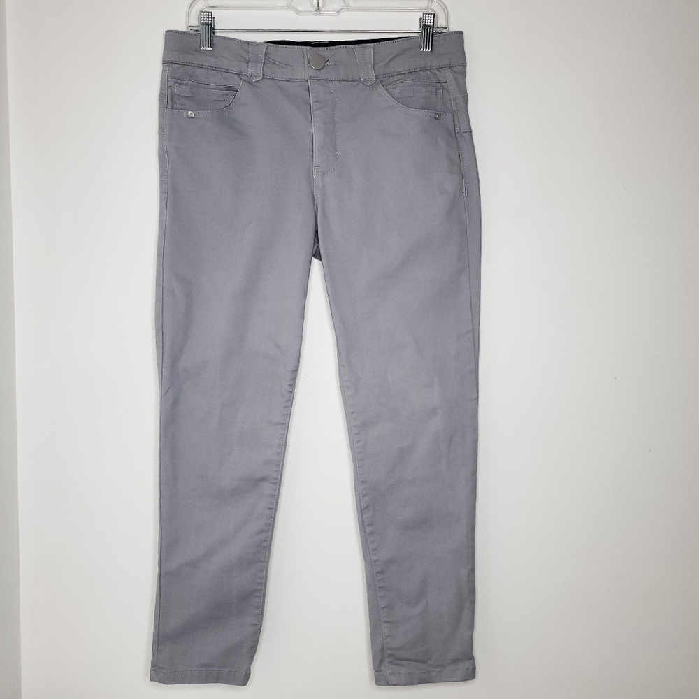 Democracy Gray Slim Straight Jeans
